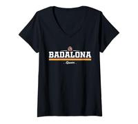 Femme Badalona Spain T-Shirt avec Col en V