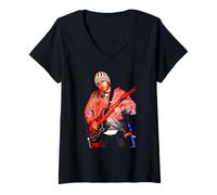 Femme Badly Drawn Boy Live Hour of Bewilderbeast Andy Willsher T-Shirt avec Col en V