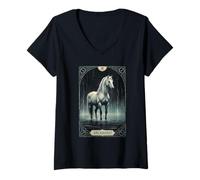Femme Bäckahäst Créature Créatures Mythologiques T-Shirt avec Col en V