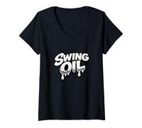Femme Balançoire Lisse Fairway Dreamer Double Bogey Golfeurs Putting T-Shirt avec Col en V