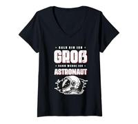 Femme Bald Bin Ich Groß Dann Werde Ich Astronaut T-Shirt Enfant T-Shirt avec Col en V