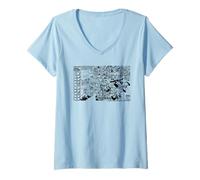 Femme Bande-dessinée Judge Dredd : La Terre maudite, 2000 AD T-Shirt avec Col en V