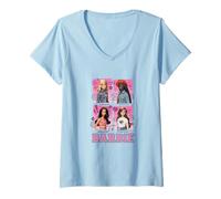 Femme Barbie - Annuaire - Dream Big T-Shirt avec Col en V