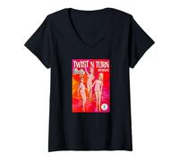 Femme Barbie - Twist 'N Turn des années 1960 T-Shirt avec Col en V