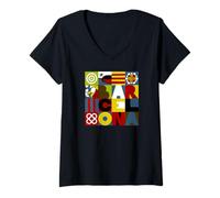 Femme Barcelone T-Shirt avec Col en V