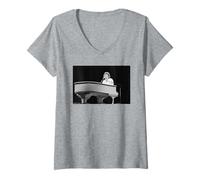 Femme Barry Manilow à Saint-Pétersbourg Live 1981 T-Shirt avec Col en V