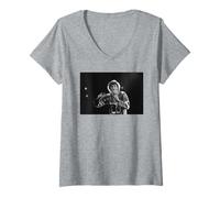 Femme Barry Manilow en Direct en Amérique à Copacabana 1981 T-Shirt avec Col en V