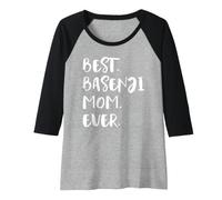 Femme Basenjis Terrier du Congo Best Basenji Mom Ever Manche Raglan