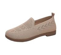 Femme Basket Chaussures Running Mesh Casual Shoes Spring Summer Autumn Flat Breathable Shallow Mouth Lightweight Mother Baskette Pied Large Chaussure Ete De Randonnée Montante Hallux Valgus Café 39