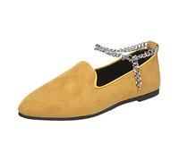 Femme Basket Mode Respirantes Été Décontracté Couleur Unie Lumière Bouche Chaussures Respirant Grande Taille Sortir Rétro Décontractées Sport Baskets Orthopédiques De Running Femmes Confortable Jaune