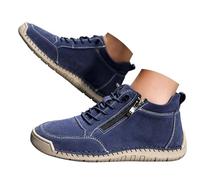 Femme Baskets Mode Chaussures Sport Unisexes Décontractées en Cuir avec Fermeture Éclair Latérale Et Lacets À Semelle Épaisse pour Hommes Femmes Basket De Chaussure Marche Running Tennis Ete