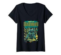 Femme Batman Absolute Gotham City Rooftops T-Shirt avec Col en V