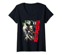 Femme Batman Absolute The Joker T-Shirt avec Col en V