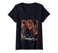 Femme Batman Absolute World's Finest T-Shirt avec Col en V