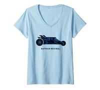 Femme Batman Begins The Batmobile Drawing T-Shirt avec Col en V