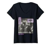 Femme Batman Kanji Darkest Shadows T-Shirt avec Col en V