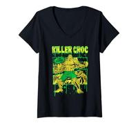 Femme Batman Killer Croc I Am Beautiful T-Shirt avec Col en V