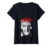 Femme Batman The Joker Sinner T-Shirt avec Col en V