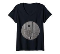 Femme Bauhaus Dessau Pièce commémorative Architecture Allemande T-Shirt avec Col en V