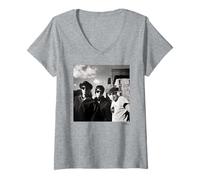 Femme Beastie Boys in New York sous Licence à Ill Phil Nicholls T-Shirt avec Col en V