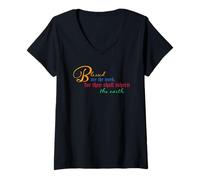 Femme Béatitudes : Béatitudes sont bénis Les Doux T-Shirt avec Col en V