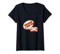 Femme Because I Said So. Citation drôle, Sarcasme T-Shirt avec Col en V