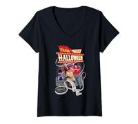 Femme Beetlejuice Wating for Halloween T-Shirt avec Col en V