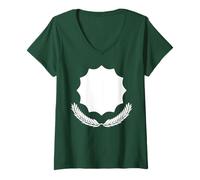Femme Bektashi Ordre soufi derviche Islam Musulman bektashisme T-Shirt avec Col en V