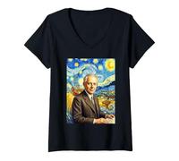 Femme Bella Bartok Compositeur Pianiste T-Shirt avec Col en V