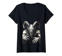 Femme Belphégor Inventor Supreme T-Shirt avec Col en V