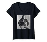 Femme Ben-Hur Acteur Charlton Heston Duffy Archive Photography T-Shirt avec Col en V