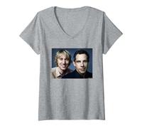 Femme Ben Stiller Owen Wilson Zoolander Acteurs par Michael Grecco T-Shirt avec Col en V