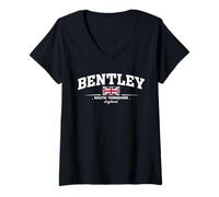 Femme Bentley England T-Shirt avec Col en V