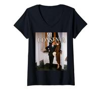 Femme Berlusconi - Permettez-Moi T-Shirt avec Col en V