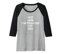 Femme Best Large Munsterlander Mom Ever Grand Épagneul de Münster Manche Raglan