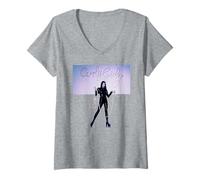 Femme Betty Boo 90s Doin The Do Pop Singer par Simon Fowler T-Shirt avec Col en V