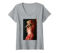Femme Beyonce Knowles Dangerously in Love en tournée Destiny's Child T-Shirt avec Col en V