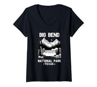 Femme Big Bend National Park Texas TX Souvenir Femme Homme Vintage T-Shirt avec Col en V