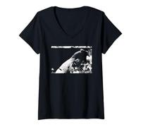 Femme Björn Borg & Ilie Nastase Wimbledon Finale 1976 de Tennis pour Hommes T-Shirt avec Col en V