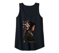 Femme Black Girl Asian Heritage Culture Blossom Cherry Sakura Débardeur