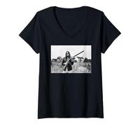 Femme Black Sabbath, légende du heavy rock d'Ozzy Osbourne T-Shirt avec Col en V