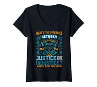 Femme Blagues amusantes pour les avocats T-Shirt avec Col en V