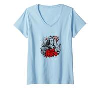 Femme Blaise Pascal Mathématiques Philosophie Science T-Shirt avec Col en V