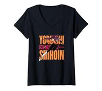 Femme Bleach Yoruichi Shihoin T-Shirt avec Col en V