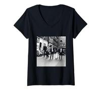 Femme Blues Band The Yardbirds avec Eric Clapton 1965 T-Shirt avec Col en V