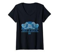 Femme Blues Clues Trouvez Un Indice T-Shirt avec Col en V