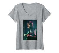 Femme Blur Damon Albarn : Live Beetlebum Song 2 (1997) T-Shirt avec Col en V