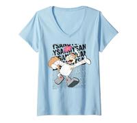 Femme Bob l'éponge - Sandy l'écureuil, Enfer T-Shirt avec Col en V