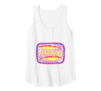 Femme Boîte métallique rétro Anchois et Sardines Débardeur