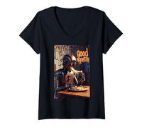 Femme Bon appétit T-Shirt avec Col en V